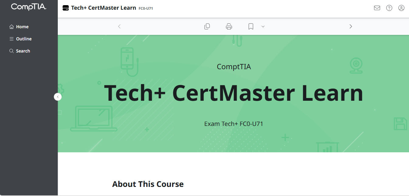 ข้อเสนอสุดพิเศษ! CertMaster Learn – Tech+ (V6) – (บัญชีใหม่) สิทธิ์เข้าใช้งาน 2 เดือน (