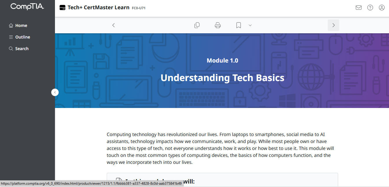 ข้อเสนอสุดพิเศษ! CertMaster Learn – Tech+ (V6) – (บัญชีใหม่) สิทธิ์เข้าใช้งาน 2 เดือน (