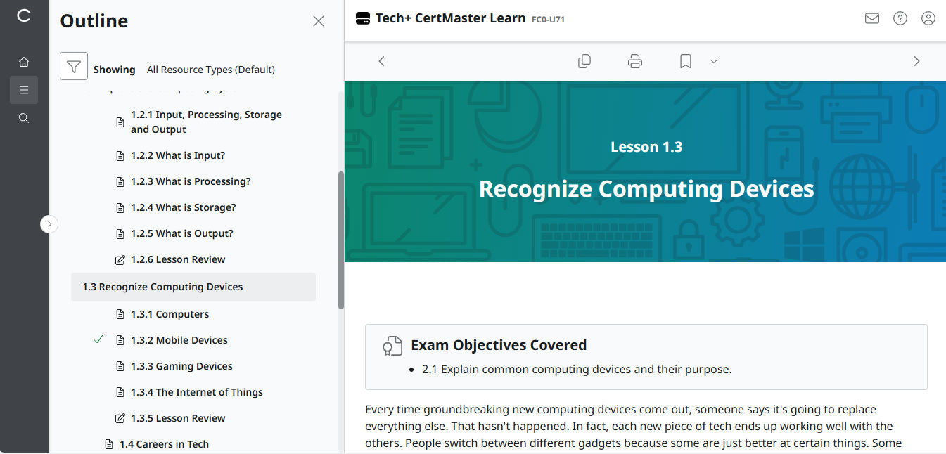 ข้อเสนอสุดพิเศษ! CertMaster Learn – Tech+ (V6) – (บัญชีใหม่) สิทธิ์เข้าใช้งาน 2 เดือน (