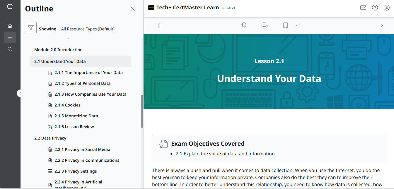 ข้อเสนอสุดพิเศษ! CertMaster Learn – Tech+ (V6) – (บัญชีใหม่) สิทธิ์เข้าใช้งาน 2 เดือน (