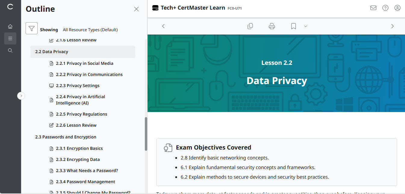 ข้อเสนอสุดพิเศษ! CertMaster Learn – Tech+ (V6) – (บัญชีใหม่) สิทธิ์เข้าใช้งาน 2 เดือน (
