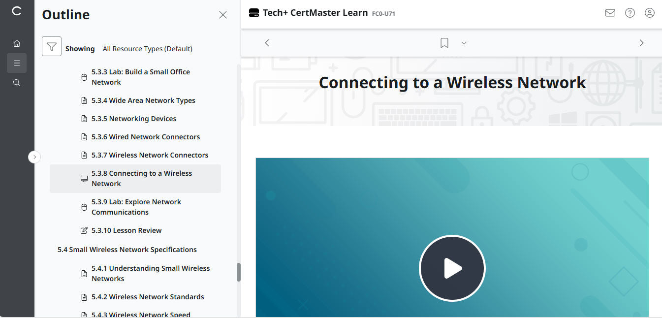 ข้อเสนอสุดพิเศษ! CertMaster Learn – Tech+ (V6) – (บัญชีใหม่) สิทธิ์เข้าใช้งาน 2 เดือน (