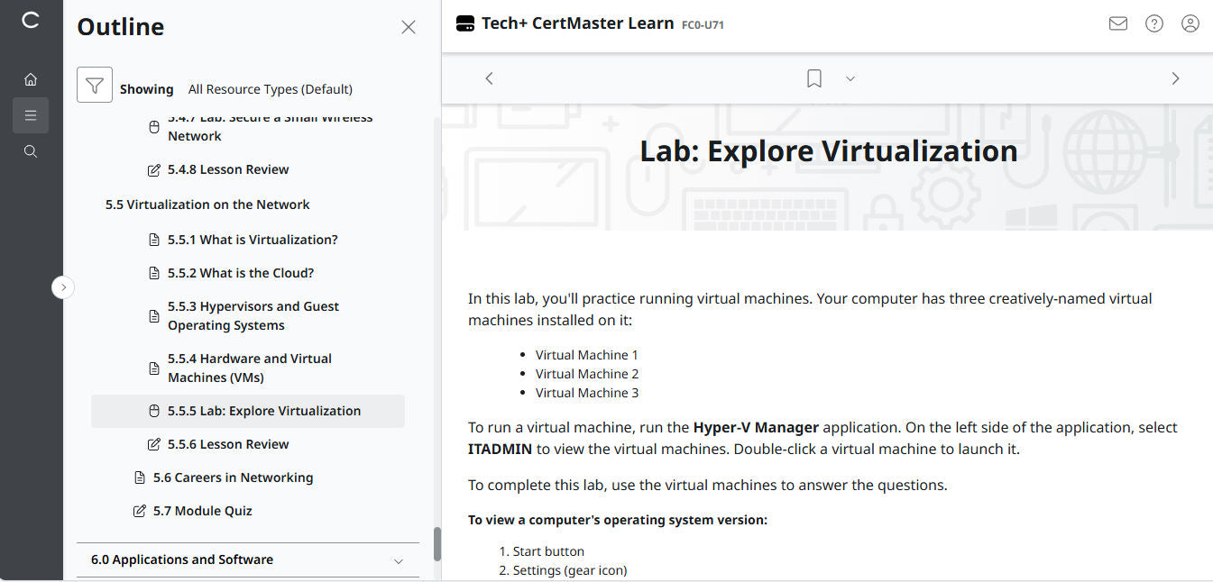 ข้อเสนอสุดพิเศษ! CertMaster Learn – Tech+ (V6) – (บัญชีใหม่) สิทธิ์เข้าใช้งาน 2 เดือน (