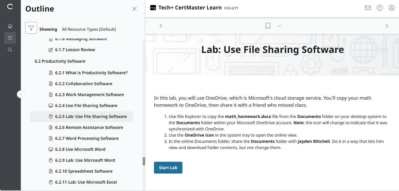 ข้อเสนอสุดพิเศษ! CertMaster Learn – Tech+ (V6) – (บัญชีใหม่) สิทธิ์เข้าใช้งาน 2 เดือน (