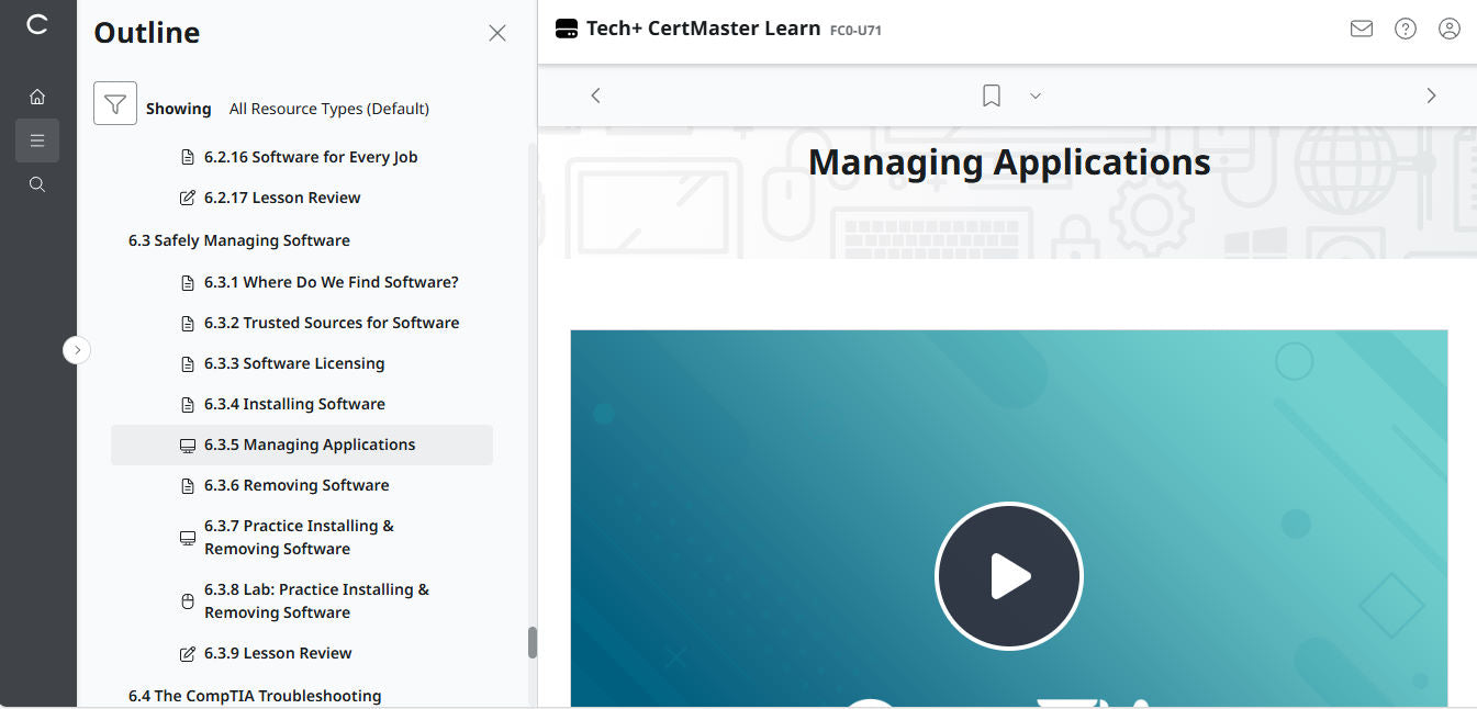 ข้อเสนอสุดพิเศษ! CertMaster Learn – Tech+ (V6) – (บัญชีใหม่) สิทธิ์เข้าใช้งาน 2 เดือน (