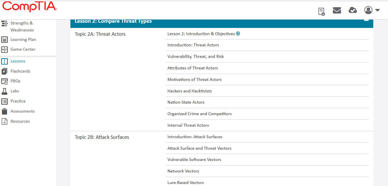 CompTIA Security+ CertMaster Learn + Labs (SY0-701) (3か月)