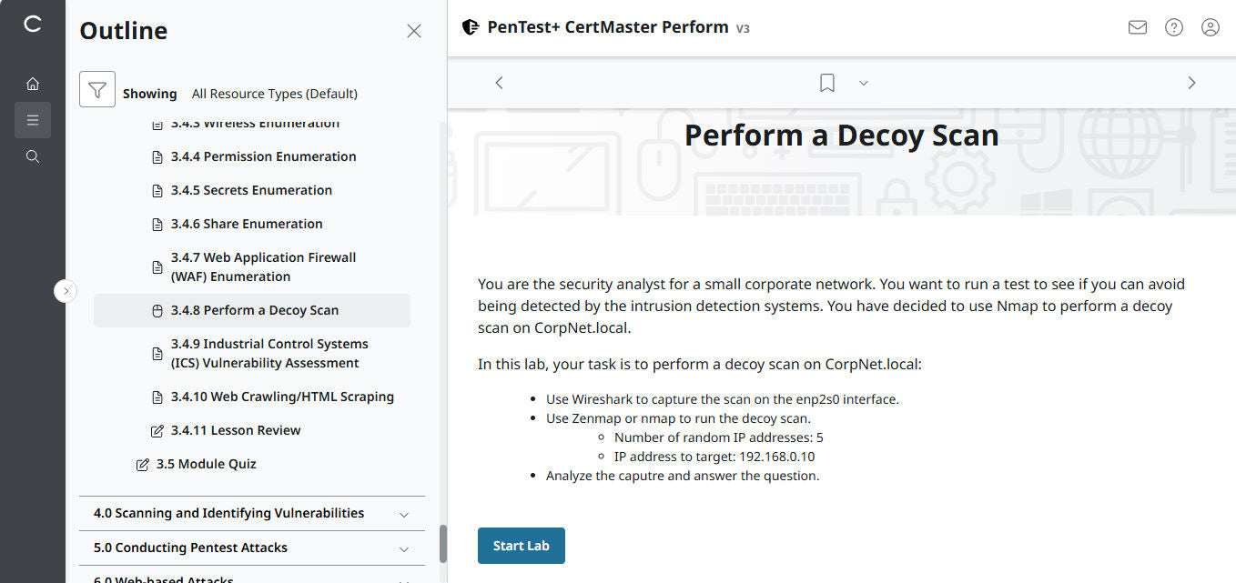 CertMaster Perform for CompTIA PenTest+ PT0-003 (V3) - 3ヶ月アクセス