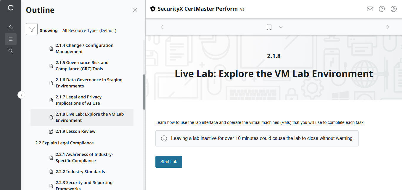 CompTIA CertMaster Perform – SecurityX CASP+ CAS-005 - 3ヶ月アクセス