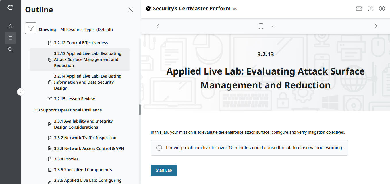 CompTIA CertMaster Perform – SecurityX CASP+ CAS-005 - 3ヶ月アクセス