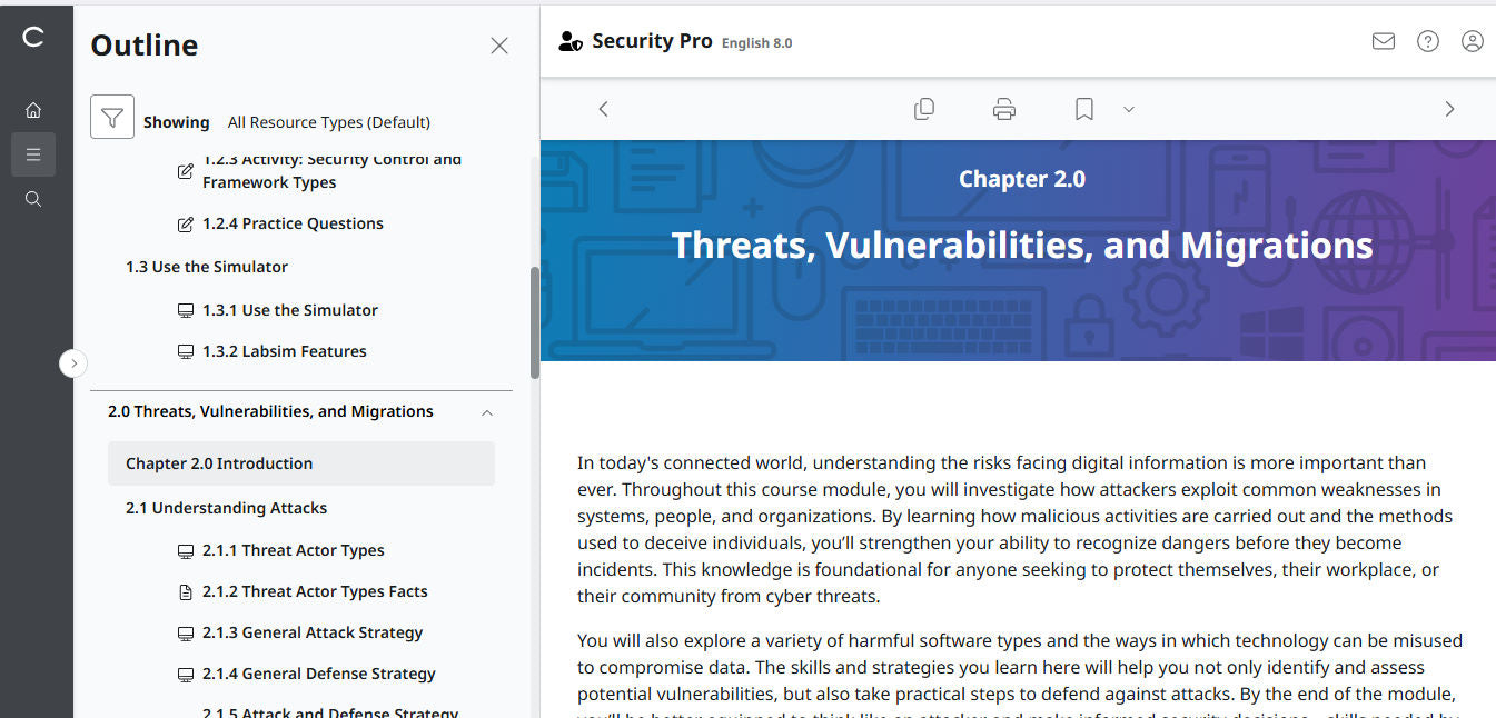 TestOut Security Pro สำหรับ Security+ (SY0-701) - สิทธิ์เข้าใช้งาน 3 เดือน