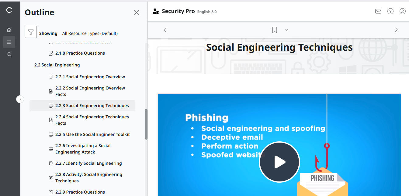 TestOut Security Pro สำหรับ Security+ (SY0-701) - สิทธิ์เข้าใช้งาน 3 เดือน