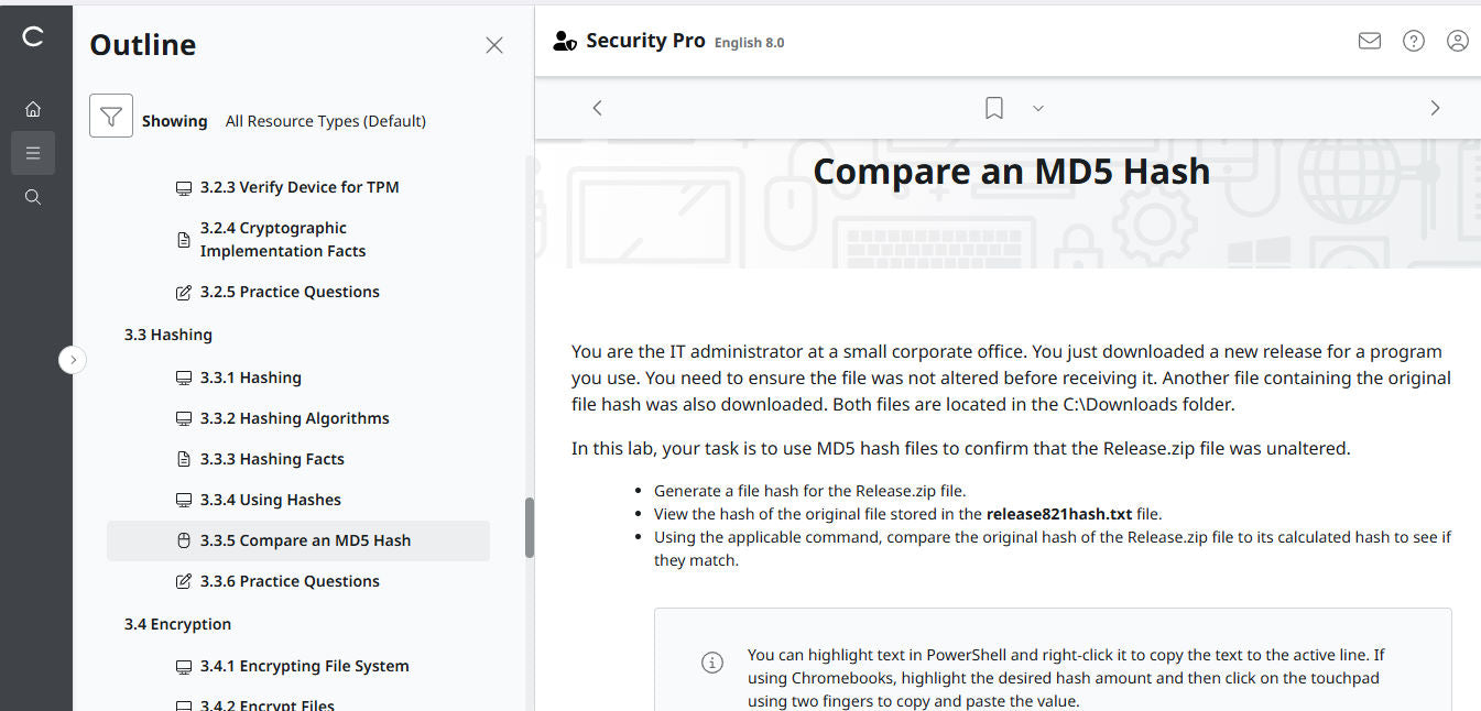 TestOut Security Pro สำหรับ Security+ (SY0-701) - สิทธิ์เข้าใช้งาน 3 เดือน