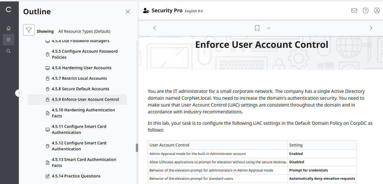 TestOut Security Pro สำหรับ Security+ (SY0-701) - สิทธิ์เข้าใช้งาน 3 เดือน