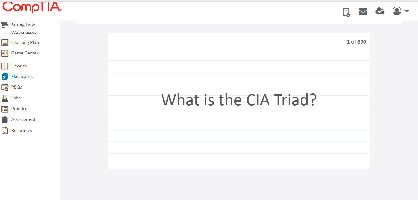 CompTIA Security+ CertMaster เรียนรู้ + ห้องปฏิบัติการ (SY0-701) (3 เดือน)