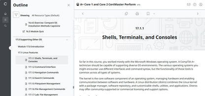 CertMaster Perform for CompTIA A+ Core 1 & 2  (V15) (120 Days  Access)