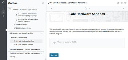 CertMaster Perform for CompTIA A+ Core 1 & 2  (V15) (120 Days  Access)