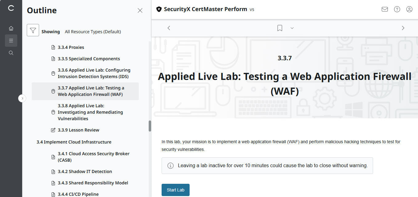 CertMaster Perform for CompTIA SecurityX (CASP+) CAS-005 3ヶ月アクセス（🛒特別オファー） 
